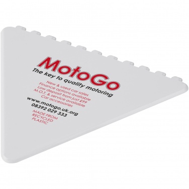 Logo trade promotional items picture of: Frosty triangular recycled plastic ice scraper