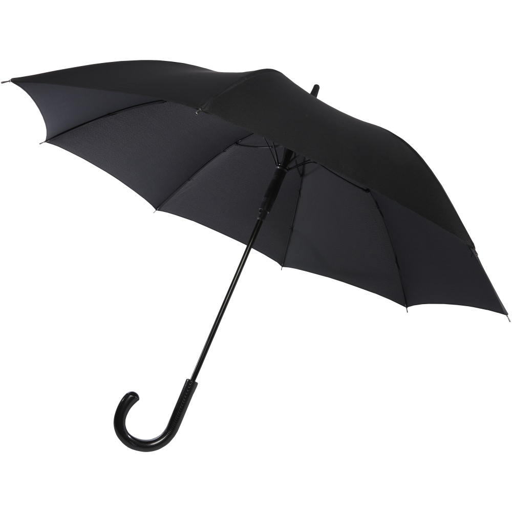 Logotrade advertising product image of: Fontana 23" auto open umbrella with carbon look and crooked handle