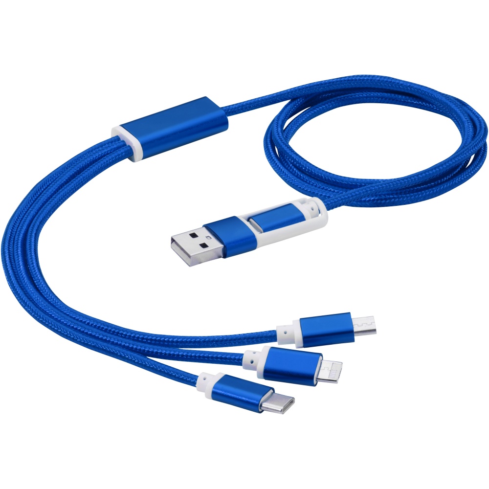 Logo trade promotional item photo of: Versatile 5-in-1 charging cable