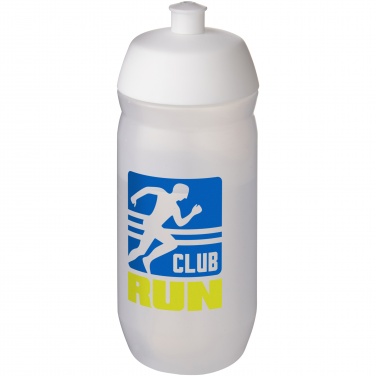 Logo trade corporate gift photo of: HydroFlex™ Clear 500 ml squeezy sport bottle