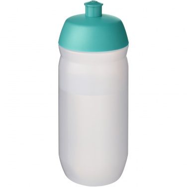 Logo trade promotional items image of: HydroFlex™ Clear 500 ml squeezy sport bottle