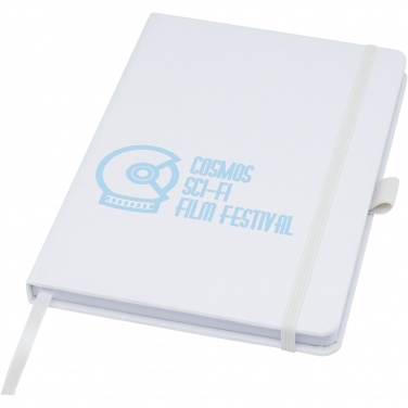 Logo trade promotional items picture of: Honua A5 recycled paper notebook with recycled PET cover