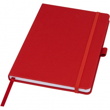 Logo trade promotional items image of: Honua A5 recycled paper notebook with recycled PET cover