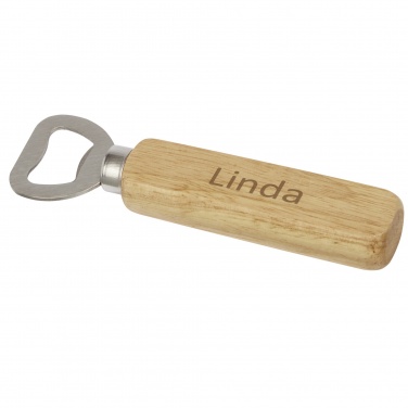 Logo trade promotional items image of: Brama wooden bottle opener