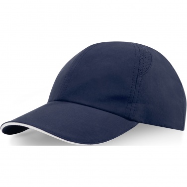 Logotrade promotional merchandise picture of: Morion 6 panel GRS recycled cool fit sandwich cap