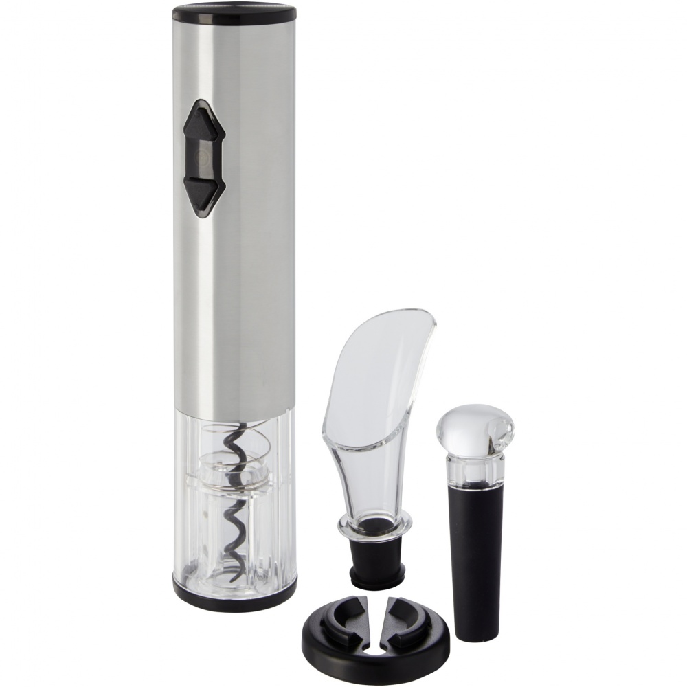 Logotrade business gift image of: Pino electric wine opener with wine tools