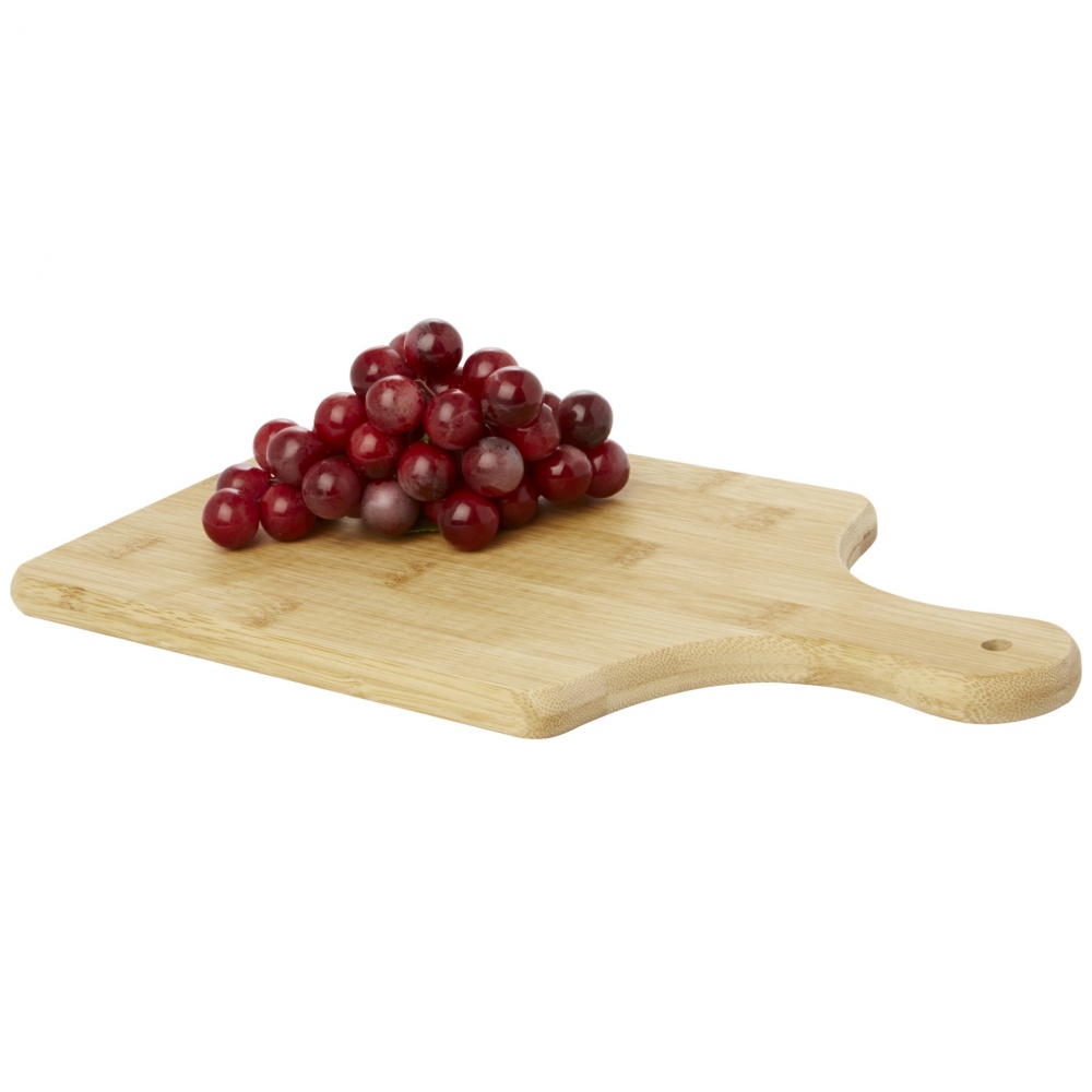 Logo trade promotional gifts picture of: Quimet bamboo cutting board