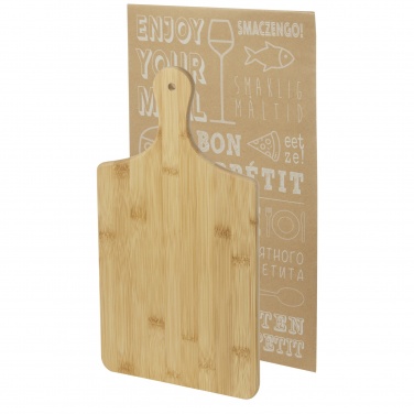 Logo trade promotional giveaways image of: Baron bamboo cutting board