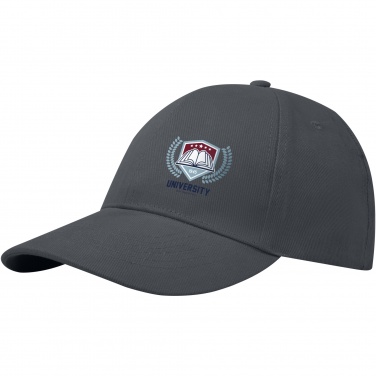 Logo trade corporate gifts image of: Trona 6 panel GRS recycled cap