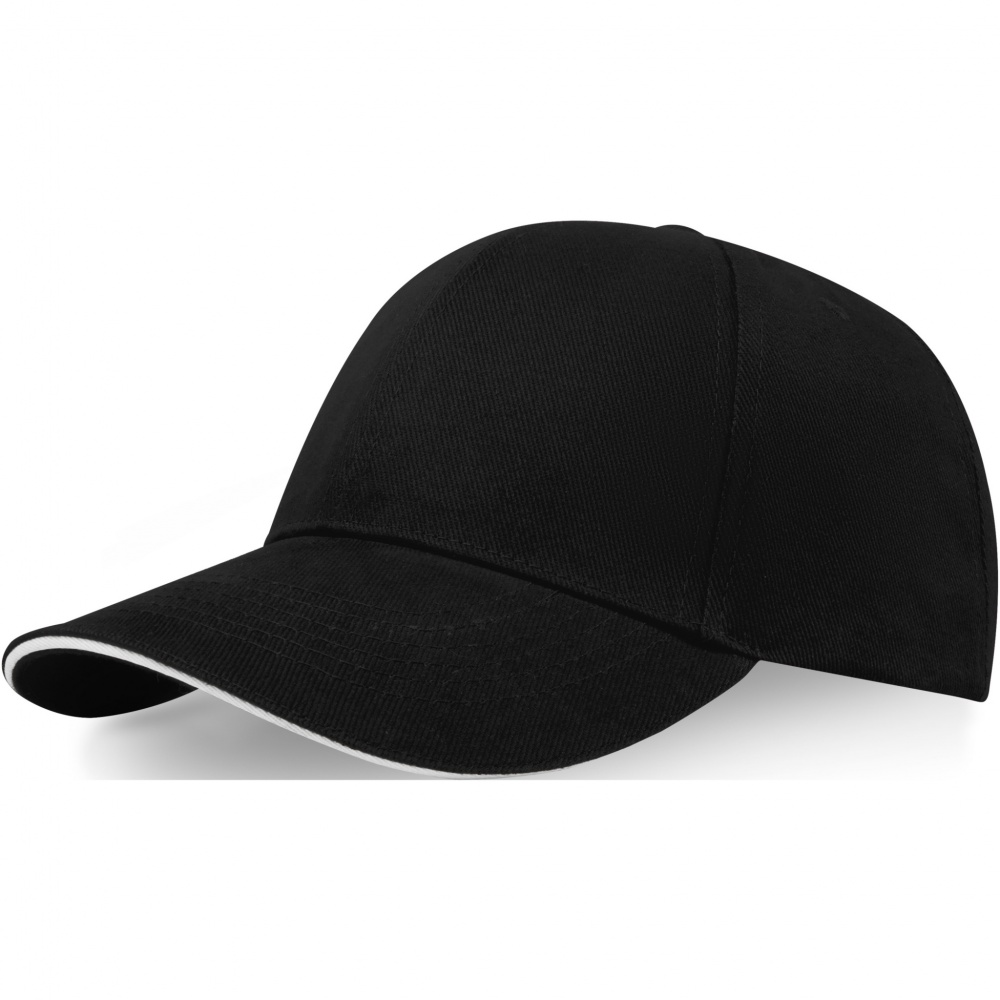 Logotrade promotional giveaways photo of: Topaz 6 panel GRS recycled sandwich cap