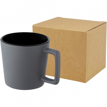 Logo trade advertising product photo of: Cali 370 ml ceramic mug with matt finish