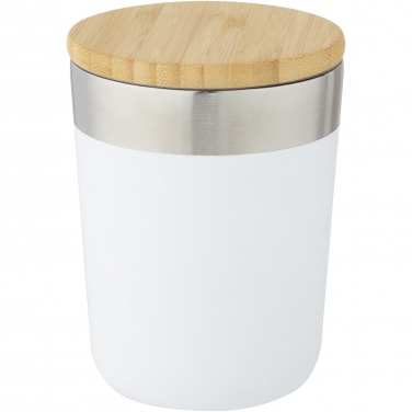 Logo trade promotional merchandise photo of: Lagan 300 ml copper vacuum insulated stainless steel tumbler with bamboo lid