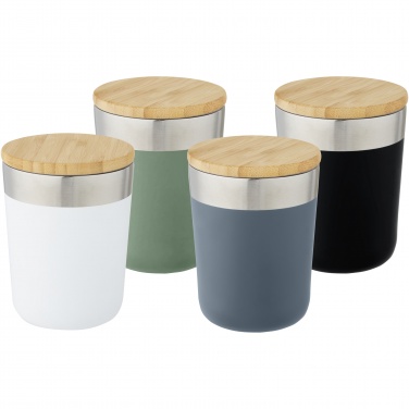 Logo trade business gift photo of: Lagan 300 ml copper vacuum insulated stainless steel tumbler with bamboo lid