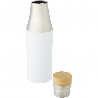 Logo trade promotional merchandise photo of: Hulan 540 ml copper vacuum insulated stainless steel bottle with bamboo lid