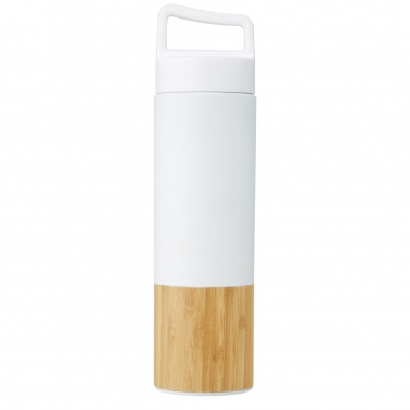 Logo trade corporate gift photo of: Torne 540 ml  stainless steel bottle with bamboo outer wall