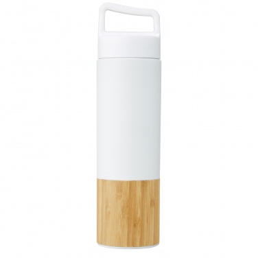 Logo trade promotional gifts picture of: Torne 540 ml copper vacuum insulated stainless steel bottle with bamboo outer wall