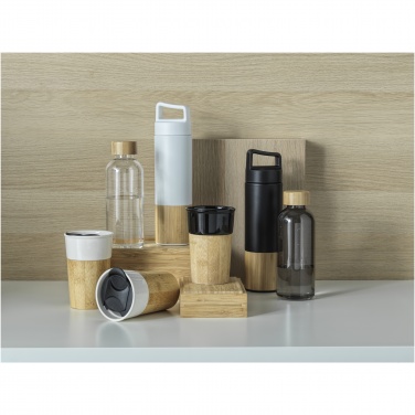 Logotrade corporate gift picture of: Torne 540 ml copper vacuum insulated stainless steel bottle with bamboo outer wall