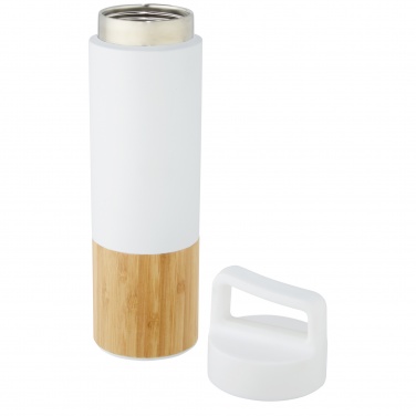 Logo trade promotional gift photo of: Torne 540 ml  stainless steel bottle with bamboo outer wall