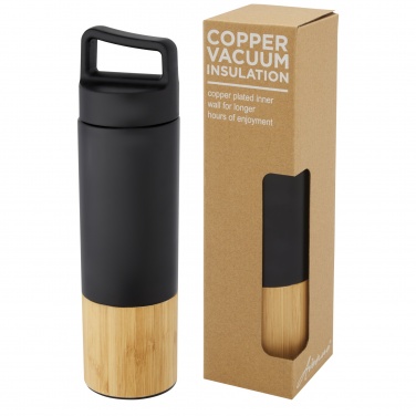 Logotrade promotional merchandise picture of: Torne 540 ml  stainless steel bottle with bamboo outer wall