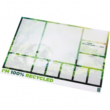 Logo trade promotional merchandise image of: Desk-Mate® A2 recycled notepad