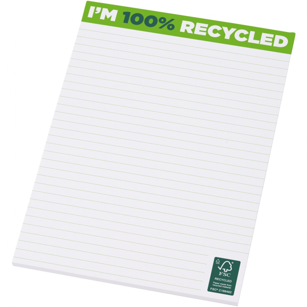 Logotrade advertising products photo of: Desk-Mate® A5 recycled notepad