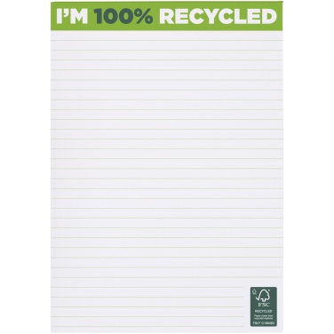 Logotrade promotional giveaway picture of: Desk-Mate® A5 recycled notepad