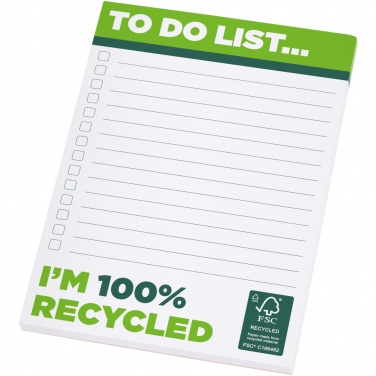 Logo trade corporate gift photo of: Desk-Mate® A6 recycled notepad