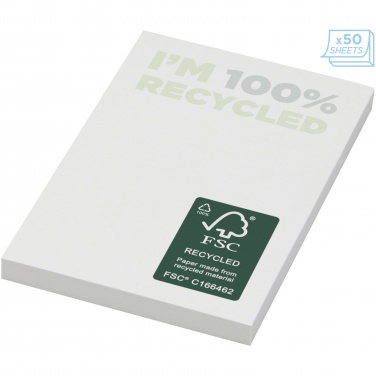 Logotrade promotional product picture of: Sticky-Mate® recycled sticky notes 50 x 75 mm 