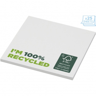 Logo trade corporate gifts image of: Sticky-Mate® recycled sticky notes 75 x 75 mm