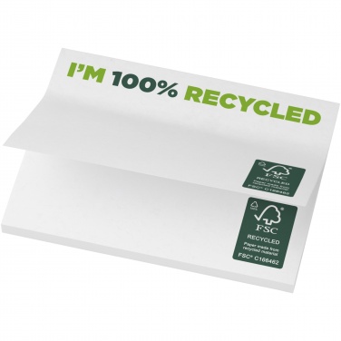 Logotrade promotional merchandise image of: Sticky-Mate® recycled sticky notes 100x75 mm