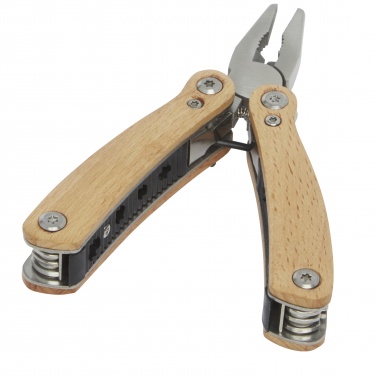 Logo trade promotional merchandise image of: Anderson 12-function medium wooden multi-tool