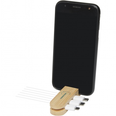 Logotrade advertising product picture of: Edulis bamboo cable manager 