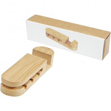 Logo trade promotional merchandise photo of: Edulis bamboo cable manager 