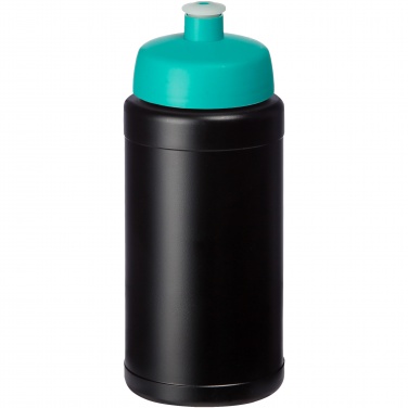 Logo trade promotional merchandise image of: Baseline 500 ml recycled sport bottle