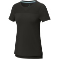 Borax short sleeve women's GRS recycled cool fit t-shirt, Solid black