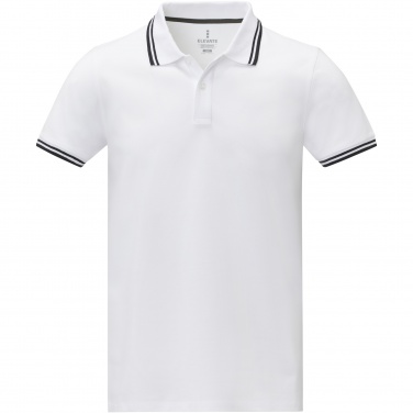 Logo trade promotional gift photo of: Amarago short sleeve men's tipping polo