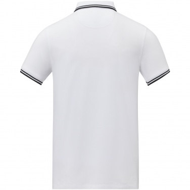 Logo trade advertising products image of: Amarago short sleeve men's tipping polo