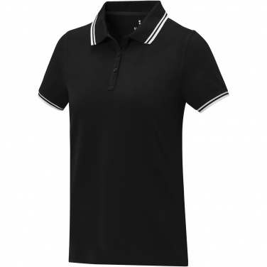 Logo trade promotional items picture of: Amarago short sleeve women's tipping polo