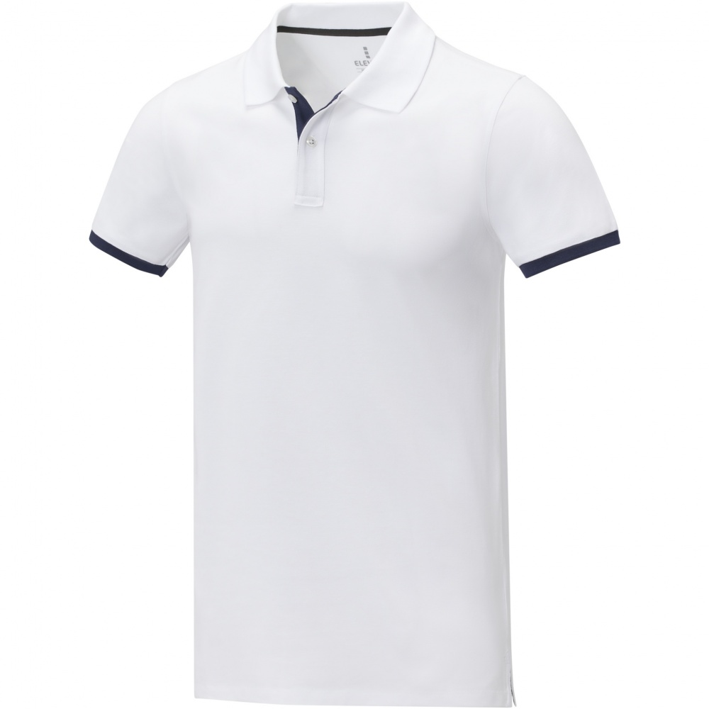 Logo trade corporate gifts picture of: Morgan short sleeve men's duotone polo