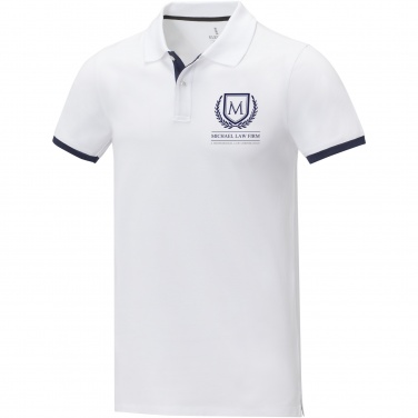 Logo trade promotional merchandise image of: Morgan short sleeve men's duotone polo