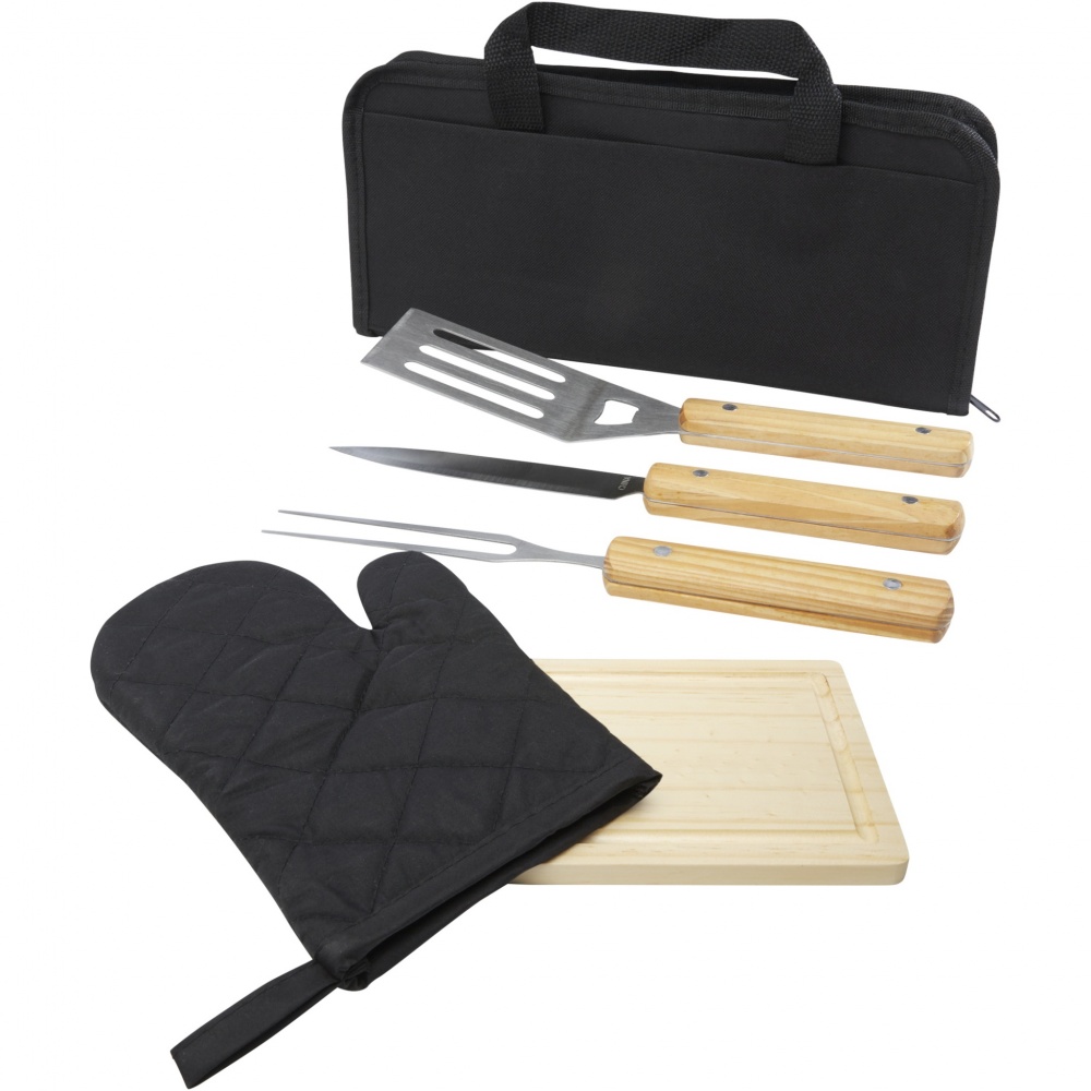 Logotrade promotional gift picture of: Gratar 5-piece BBQ set