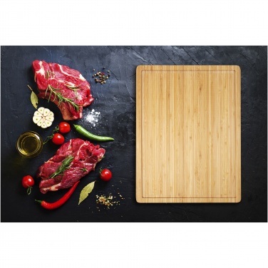 Logo trade promotional gifts image of: Fet bamboo steak cutting board