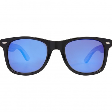 Logotrade promotional giveaway picture of: Hiru rPET/wood mirrored polarized sunglasses in gift box