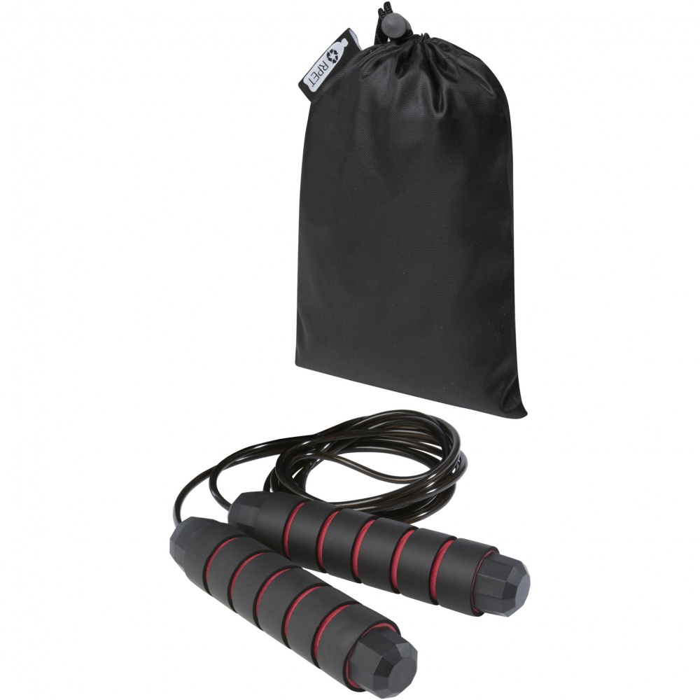 Logotrade promotional items photo of: Austin soft skipping rope in recycled PET pouch