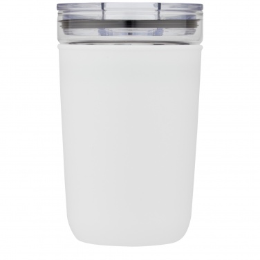 Logo trade business gifts image of: Bello 420 ml glass tumbler with recycled plastic outer wall