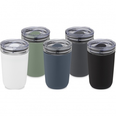 Logo trade corporate gifts image of: Bello 420 ml glass tumbler with recycled plastic outer wall