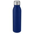 Harper 700 ml stainless steel water bottle with metal loop, Mid blue