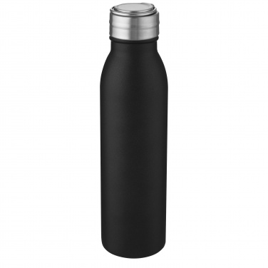 Logo trade promotional merchandise image of: Harper 700 ml stainless steel water bottle with metal loop