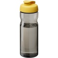 H2O Active® Base Tritan™ 650 ml flip lid sport bottle, Charcoal / Yellow