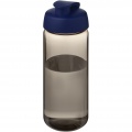 H2O Active® Octave Tritan™ 600 ml flip lid sport bottle, Charcoal / Blue